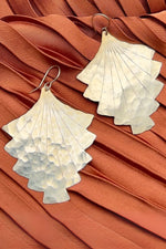 Fluff Hardware Flight Earrings - Silver Finish