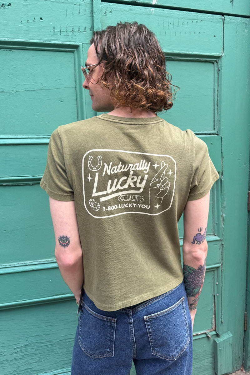 RVCA 411 Tee - Cypress Green
