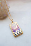 Rainbow Tarot Necklaces Moon