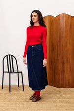 FRNCH Amaryllis Top - Rouge