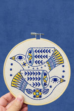 Embroidery Kit Turtle Doves
