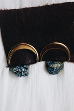 Bohindie Stream Dark Side of the Moon Earrings