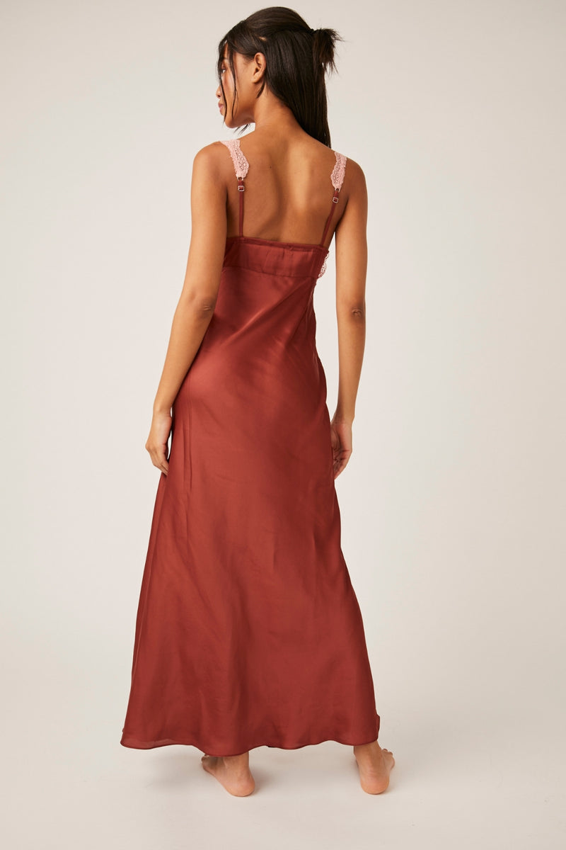 Free People Countryside Maxi Slip - Sparkling Cider