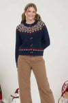 Lauren Sweater - Navy Combo