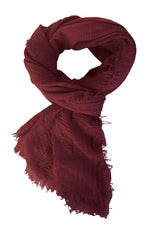 Boho Scarf - Oxblood