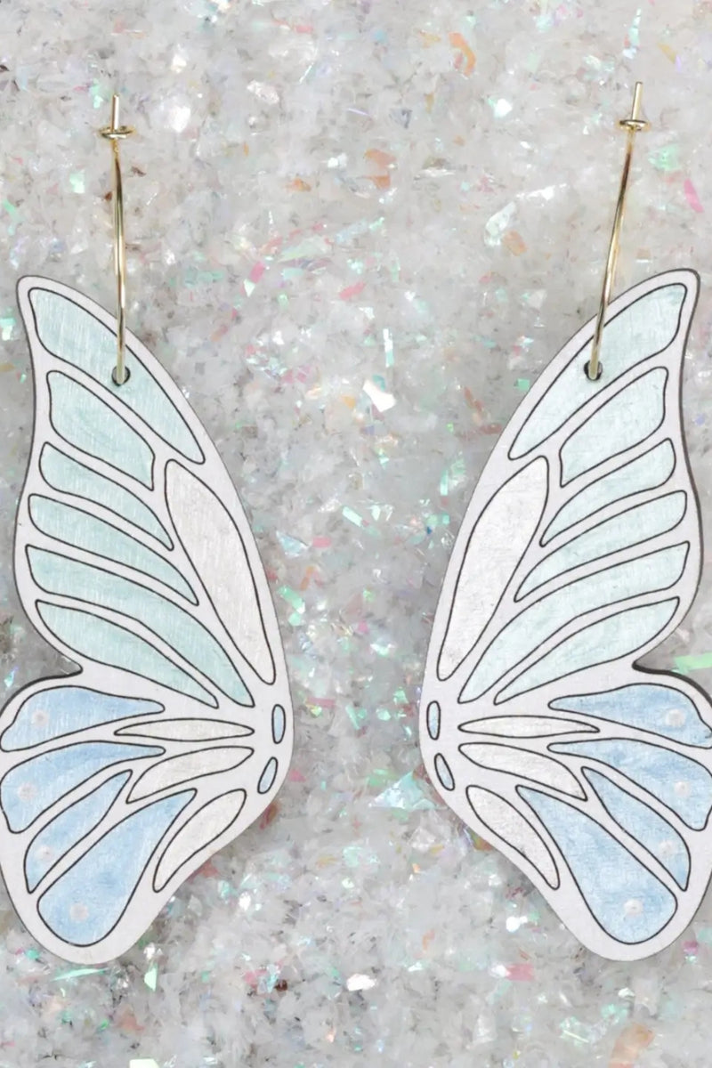 Arctic Butterfly Earrings