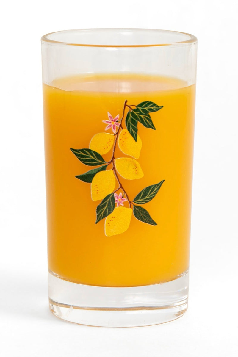 Paper Farm Press Fruity Mini Juice Glass - Lemon