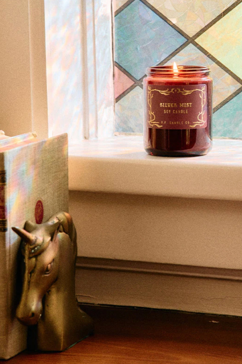P.F. Candle 7.2 oz Soy Candle - Equinox Collection Silver Mist