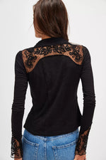 Free People Rosebud Cuff - Black