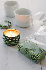 The Soap & Paper Factory Roland Pine Tin Candle & Soap Gift Set