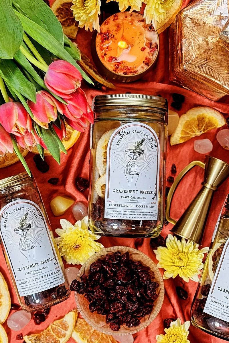 Botanical Craft Cocktail Kit - Grapefruit Breeze Elderflower & Rosemary