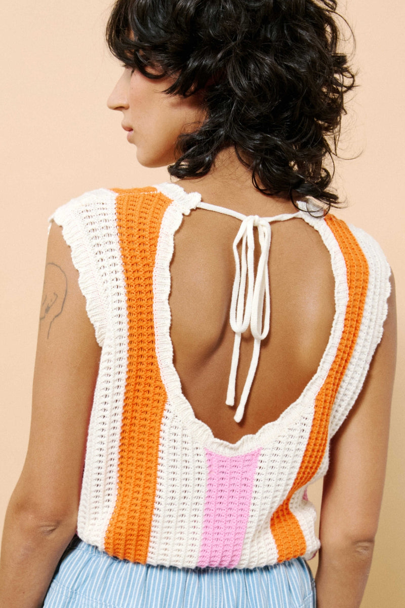 FRNCH Clusia Top - Creme