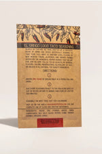 Ocean State Pepper Co. Packet Seasonings - El Gringo Loco Taco Seasoning