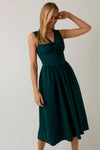 Soren Dress - Hunter Green