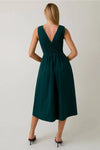 Soren Dress - Hunter Green