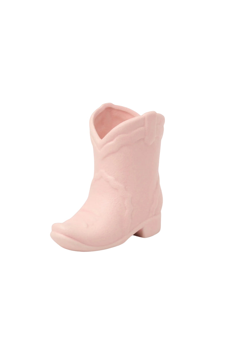 Nashville Ceramic Cowboy Boot Candle - Yuzu Woods
