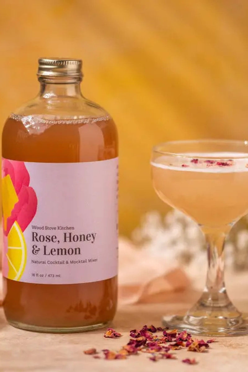 Wood Stove Kitchen Cocktail Mixer - Rose Honey Lemon