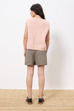 Meliza Cardigan Vest Pale Rose