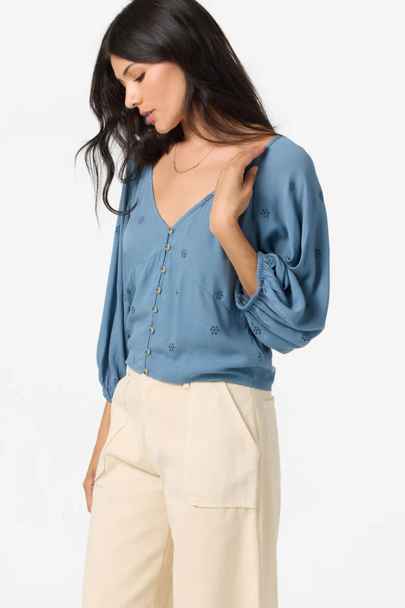 O'Neill Posie Top - Provincial Blue