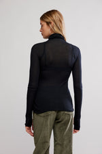 Free People Close To Home Layering Top - Black