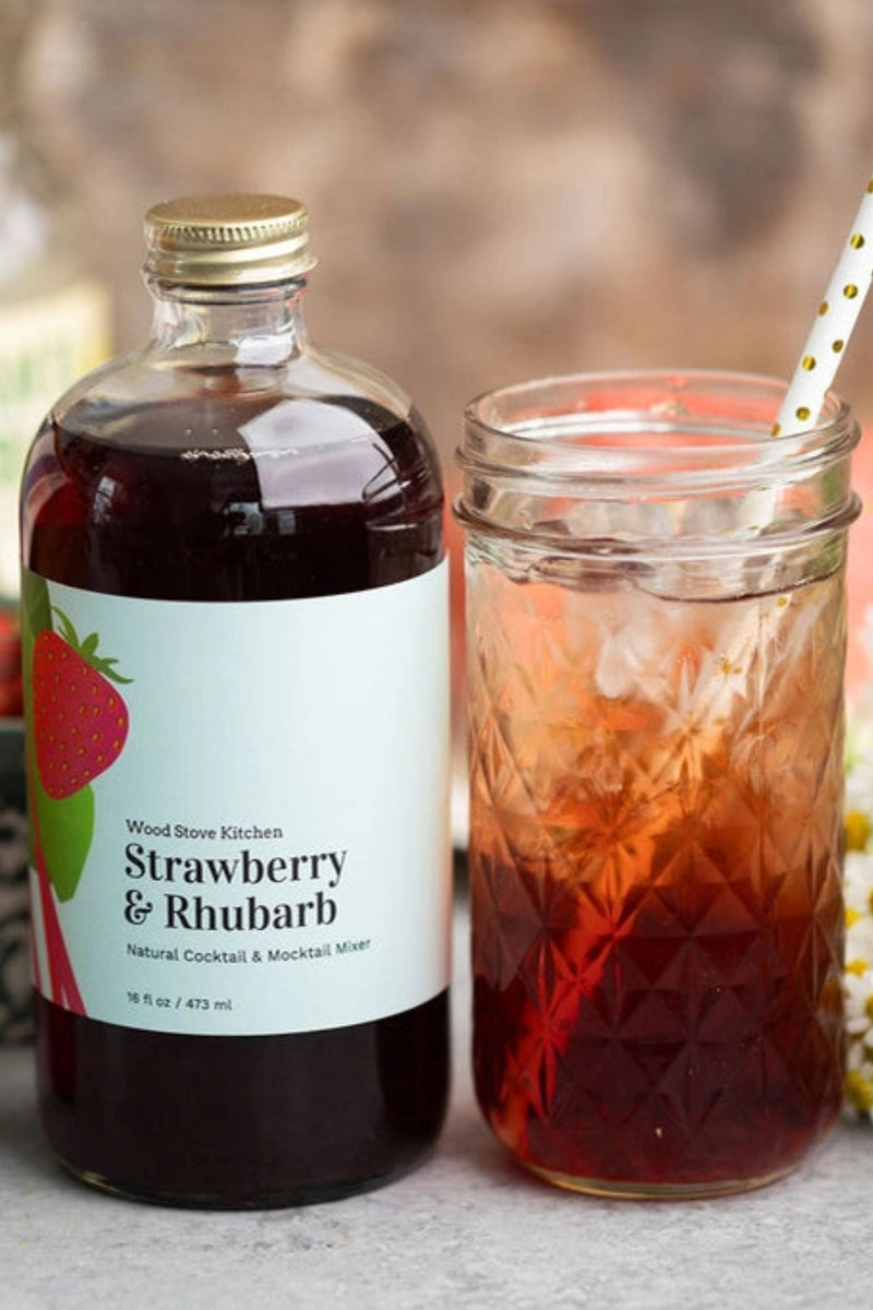Wood Stove Kitchen Cocktail Mixer - Strawberry & Rhubarb