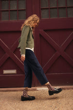 Free People Nearly Nordic Socks - Burgundy