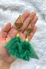 The Charlotte Earring - Emerald Green