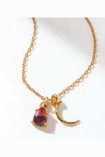 Cherished Charm Necklace - Watermelon Tourmaline