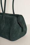 Sierra Suede Shoulder Bag - Emerald