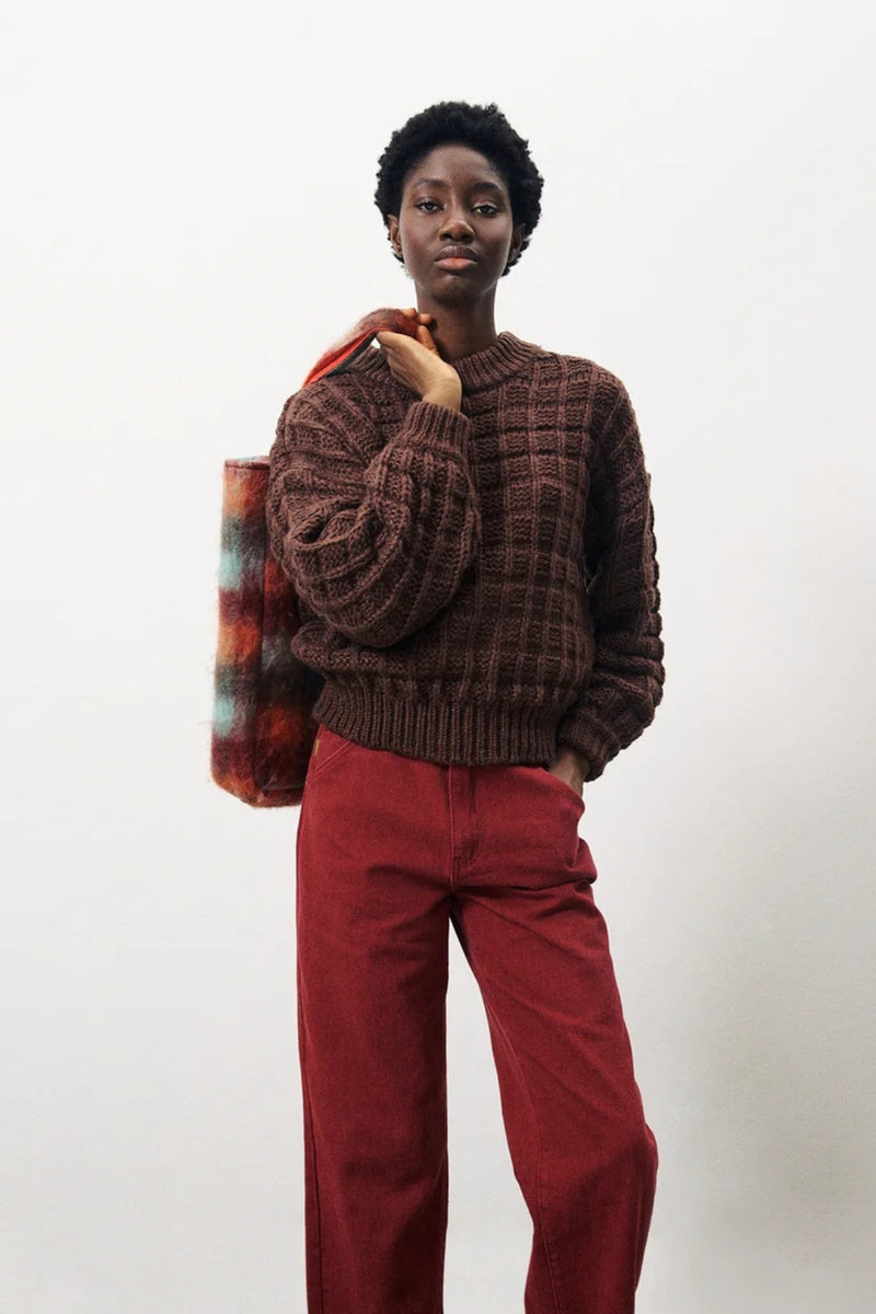 FRNCH Chjara Sweater - Chocolat