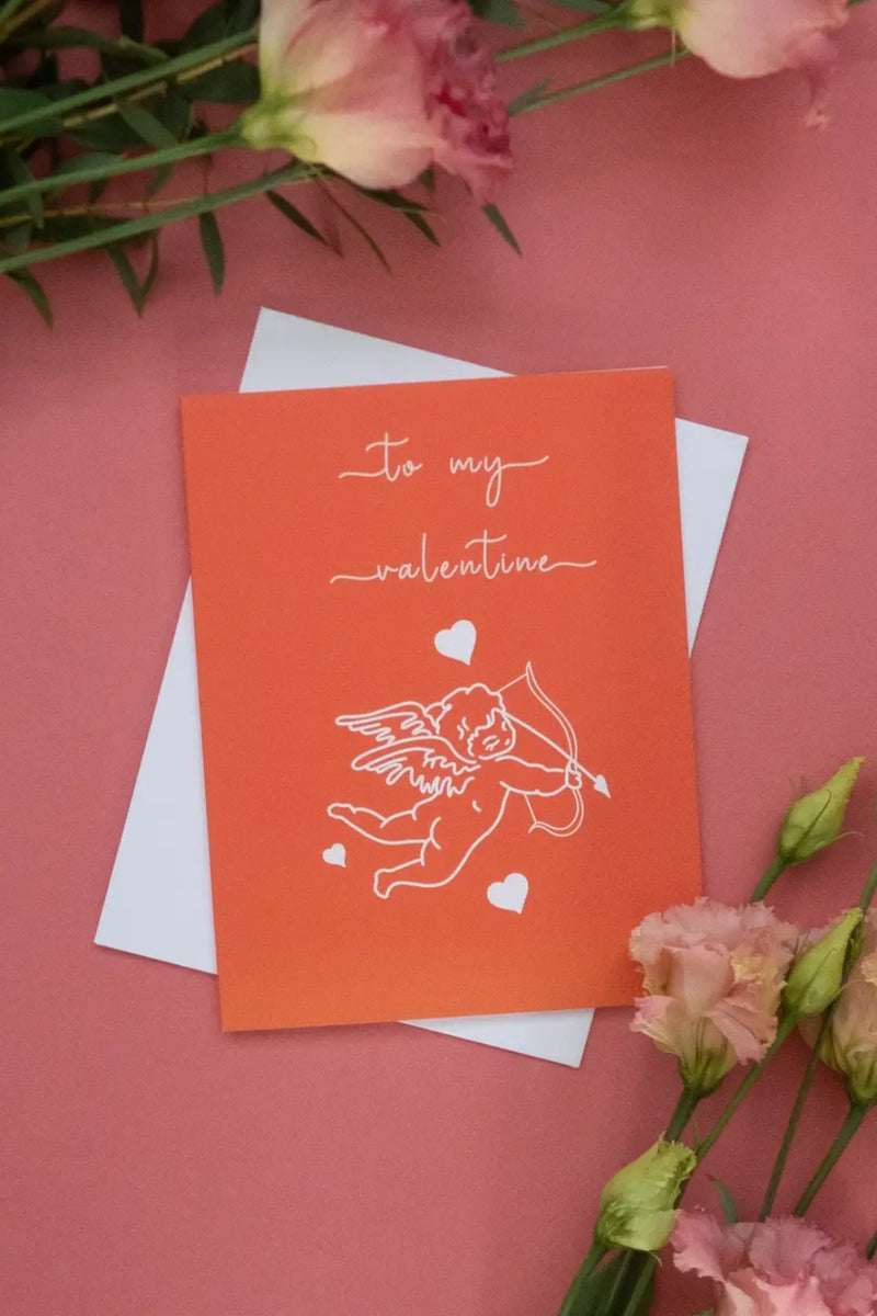 Illustrating Amy Greeting Cards Cupid's Arrow 'To My Valentine'