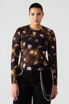 Steve Madden Lilianna Top - Black Multi