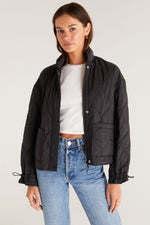 Z Supply On The Move Quilted Jacket - Black