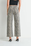 HR Vintage Straight Denim - Leopard
