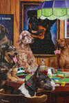 Le Puzz 1000 Piece Puzzle - Poker Dogs