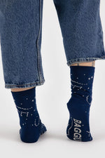 Baggu Crew Sock Constellation Midnight