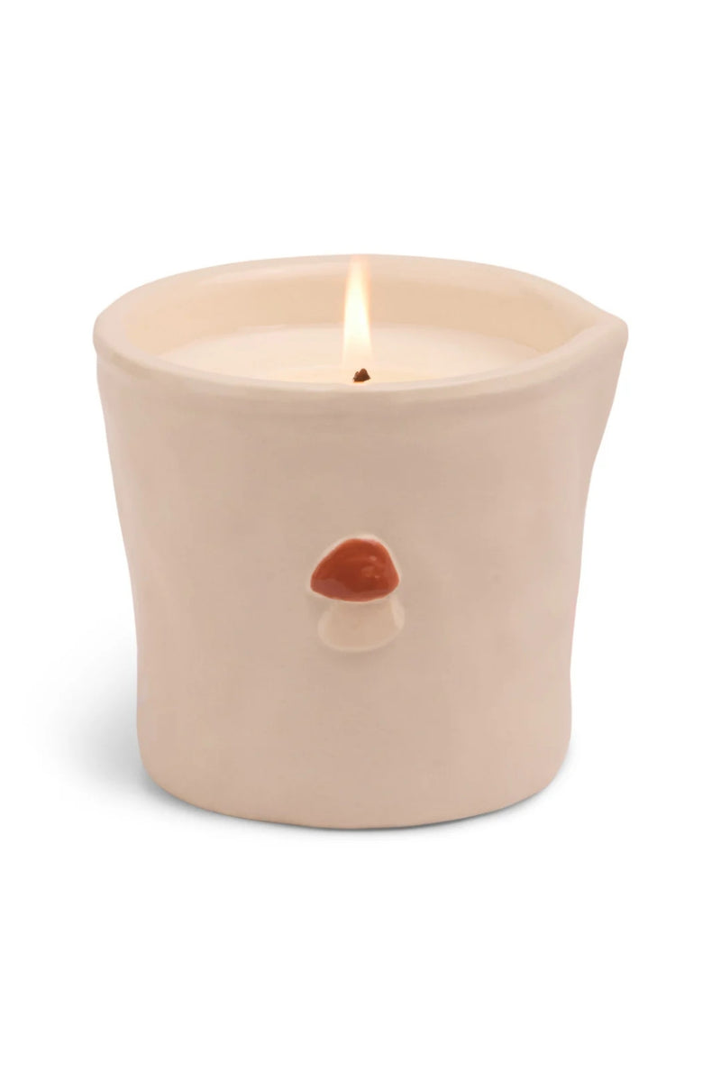 Bistro 8oz Ceramic Candle Mushroom (Wild Mushroom)