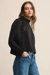 Z Supply Silvana Embroidered Top - Black