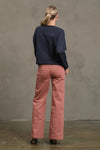 Chloe Vintage Seam Wide - Denim Rust