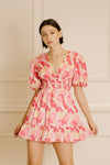 Kaitlin Dress - Pink Multi Floral