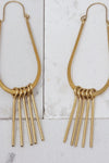 SPARKLEFARM Modern Fringe Drop Earrings