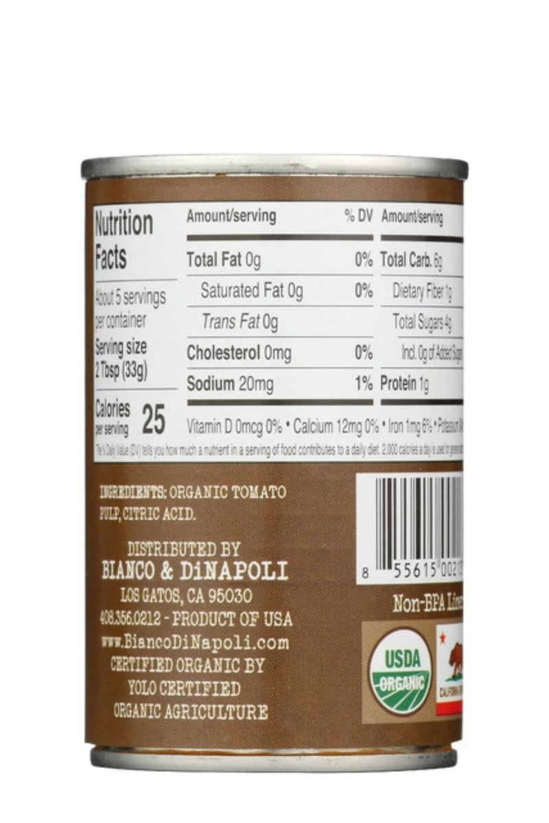 Bianco DiNapoli 6 oz Organic Paste