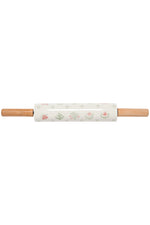 Camellia Stoneware Rolling Pin