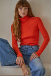 The Lavinia Top Red Orange