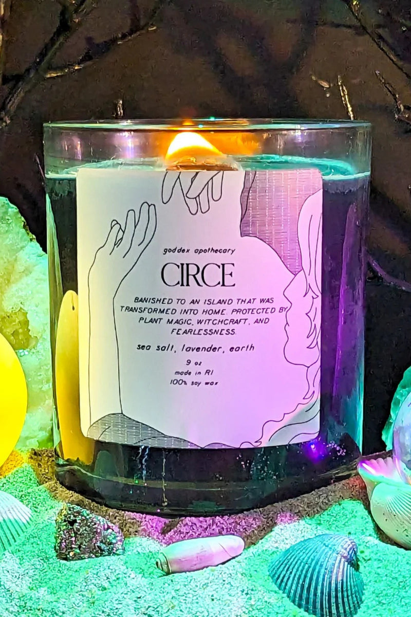 Circe Soy Candle | Sea Salt, Lavender & Earth