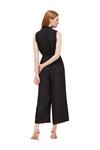 Isabella Sleeveless Satin Jumpsuit