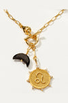 Lunar Front Toggle Zodiac Necklace Leo