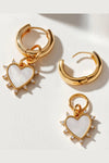 Dolce Cuore Charm Huggie Hoop Earring