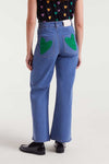 Compañia Fantastica Maria Denim Pants - Blue