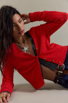 Free People School Girl Cardi - Pop Melange